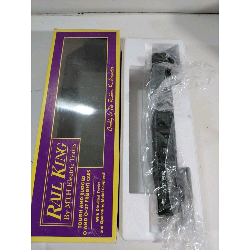 MTH MT-7203 Train Rail King O Gauge Model Railroad Santa Fe Gondola Car w/Box